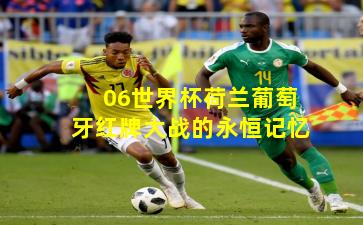 06世界杯荷兰葡萄牙红牌大战的永恒记忆