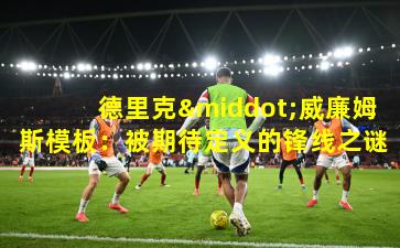 德里克·威廉姆斯模板：被期待定义的锋线之谜